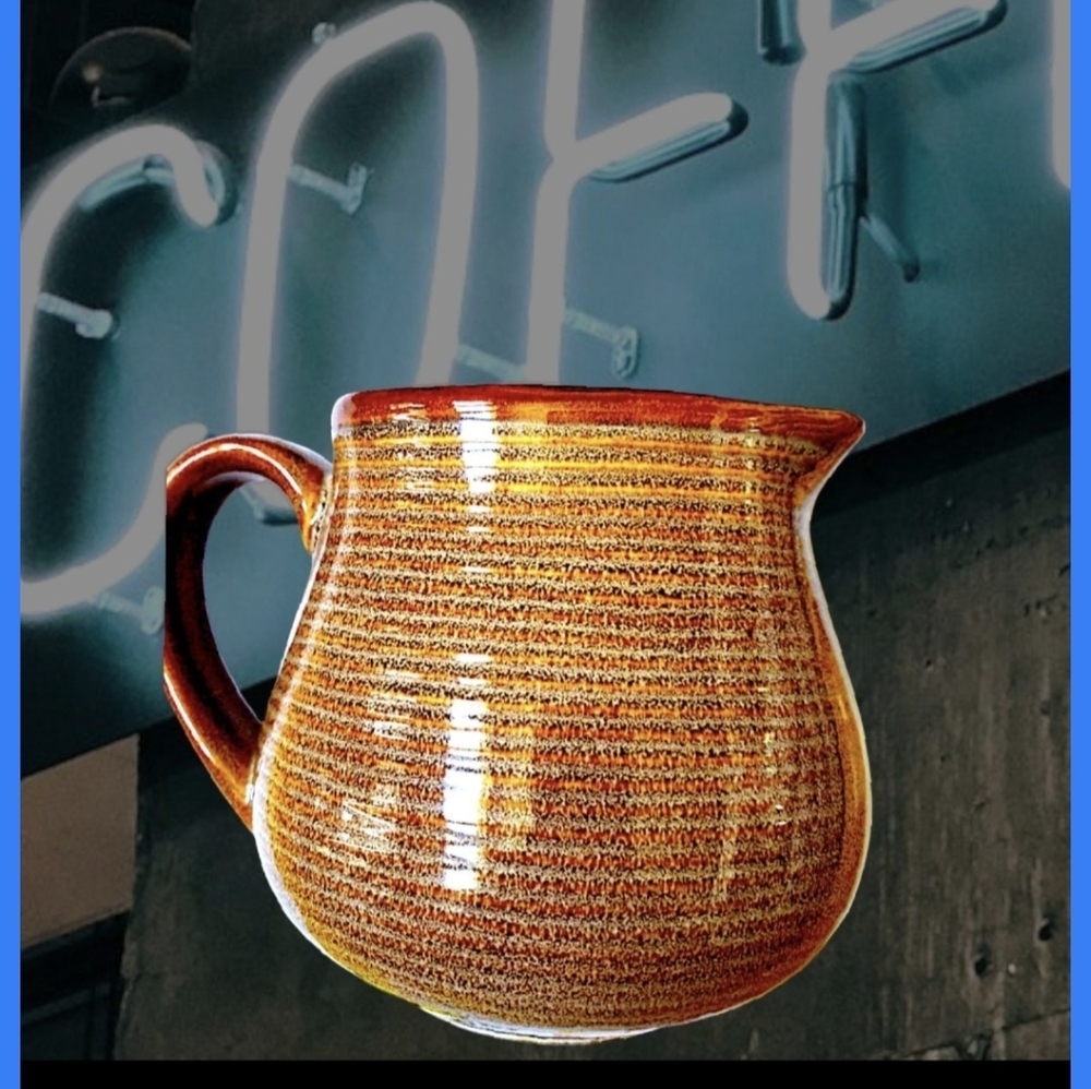 Retired Sango Roma Caramel Stoneware 4815 Coffee Creamer Only